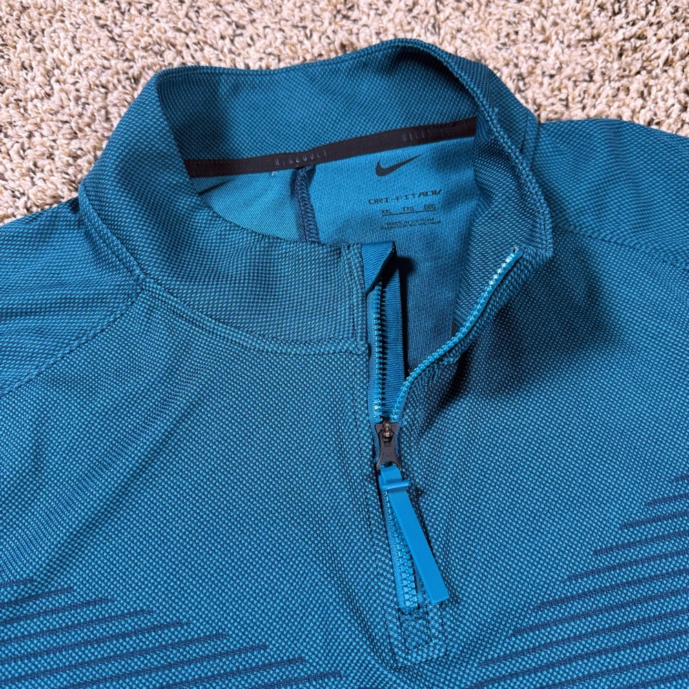 Nike Dri-FIT ADV Vapor Quarter-Zip Mens 2XL Golf Top Pullover Stretch DH0982-367 - Picture 2 of 11